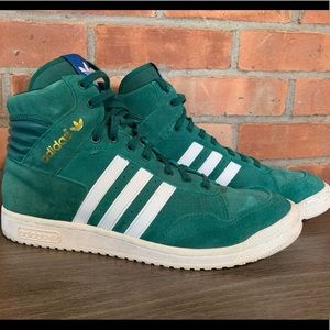 Adidas High Top Sneaker - Green - 9